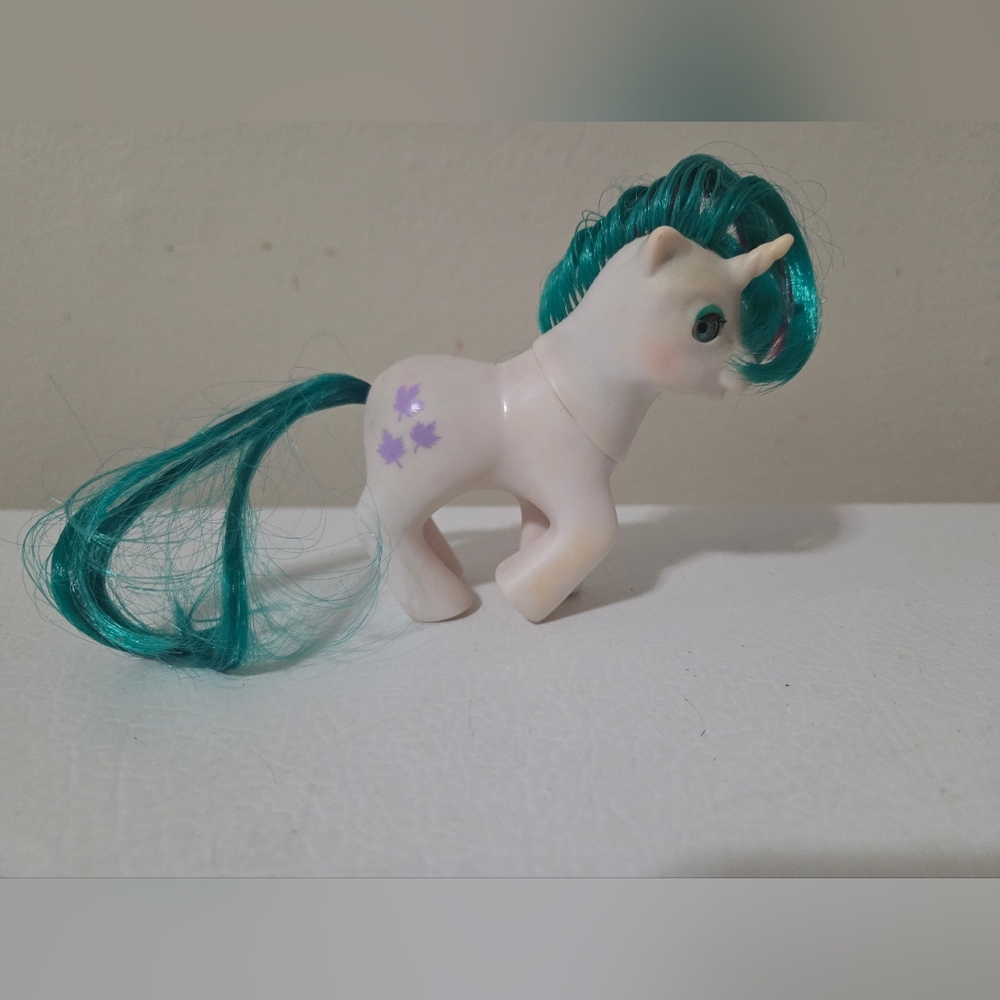Vintage 1986 My Little Pony Baby Gusty Unicorn Beddy Bye Eyes